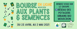 25 avril 2021 - Bourse aux plants & semences Mouscron - ligne
